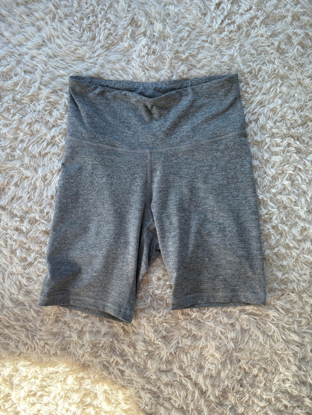 Old Navy Gray High-Waist Active Bike Shorts